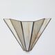 Pair of Art Deco glass paste wall lights