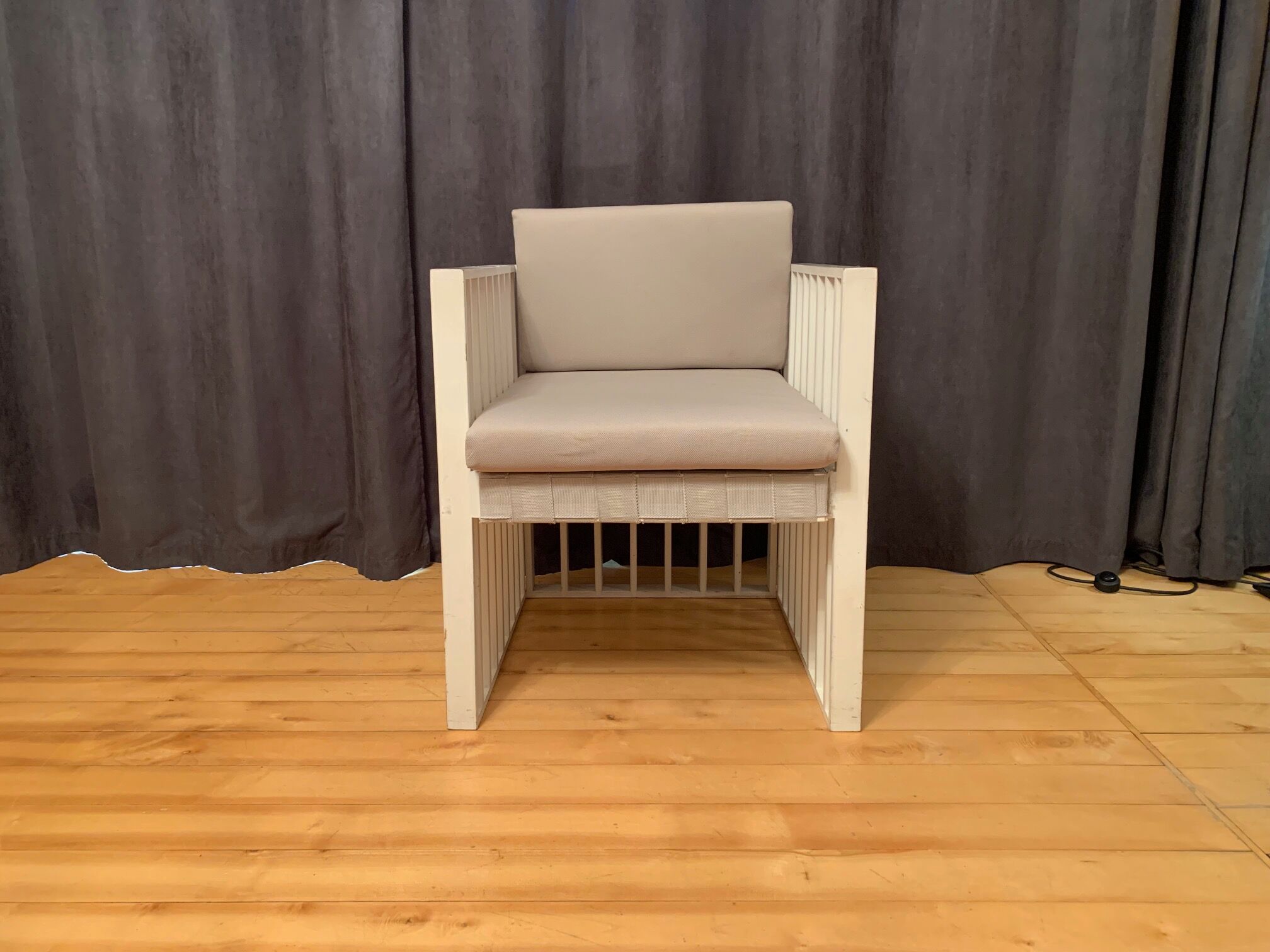 Cube armchair, 1980s.