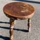 Wooden Tripod Farmhouse Stool