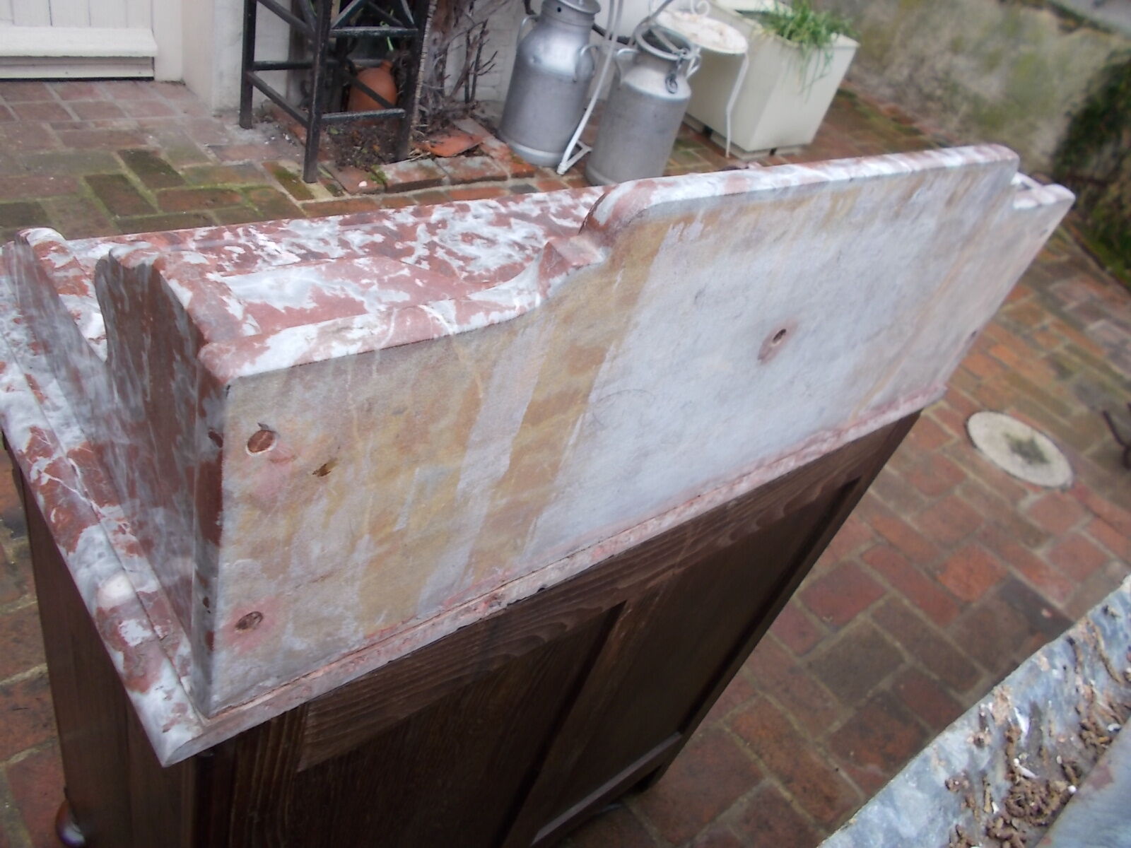 Chest of drawers toilet hairdresser marble