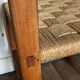Chair made of wood and rope
