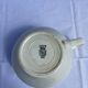 Old Digoin chamber pot in white earthenware – repurposed as a dice bowl.