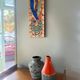 Mid-century mosaic wall panel, image of a rooster