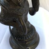 Colonial spirit bronze monkey bedside lamps