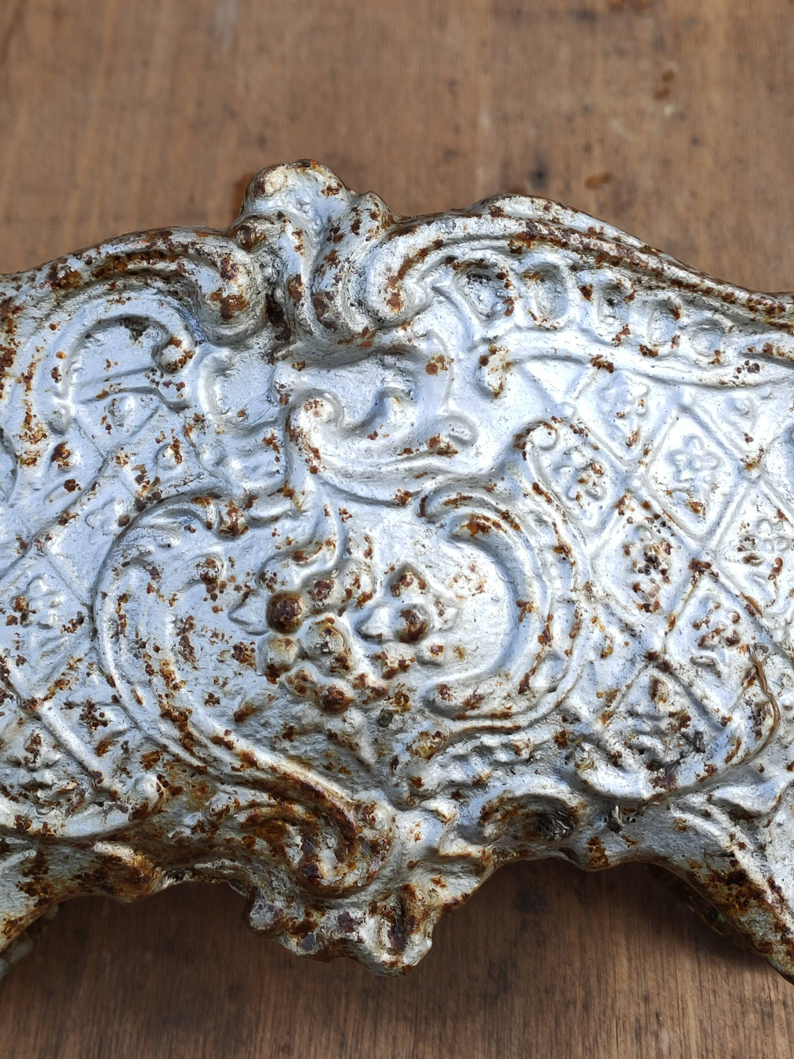 old cast iron planter