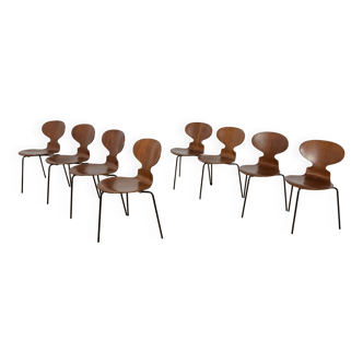Chaise Ant Modèle 3101 en Teck par Arne Jacobsen pour Fritz Hansen, années 1970.