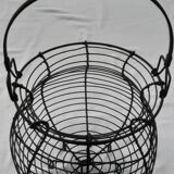 Old metal egg basket