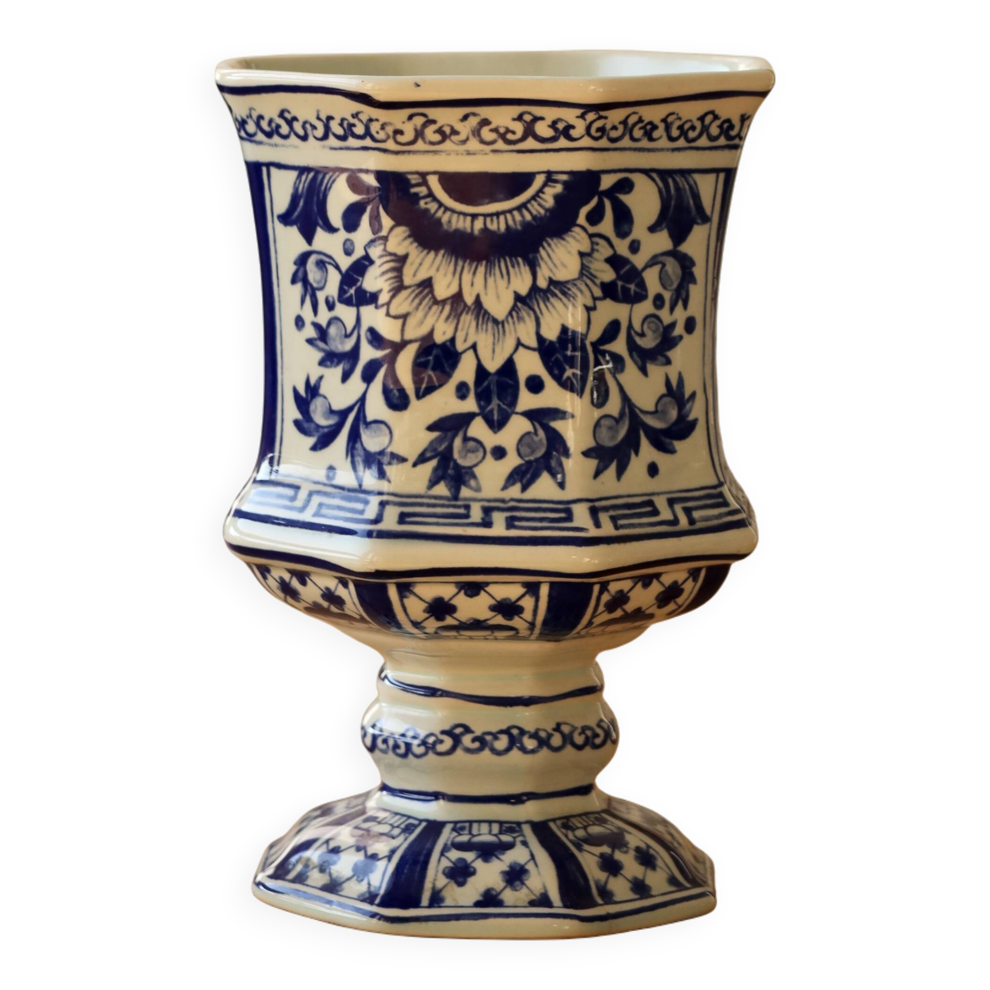 Small antique Boch vase Amsterdam model