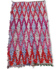 Boucherouite tapis de laine à la main authentique, 100x195