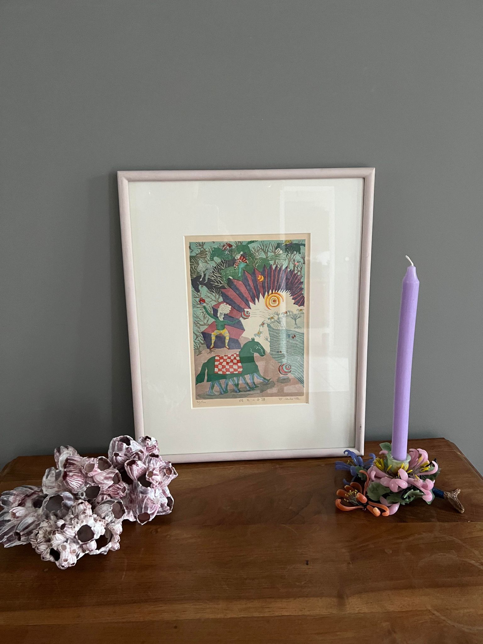 Original lithograph, signed year 1980