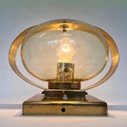 Preciosa gold wall lamp or table lamp / Kamenický Šenov, 1970s