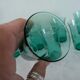 10 green Lesieur glasses – 1960s-1970s