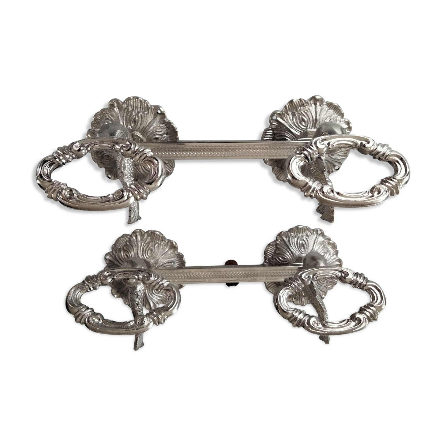 Set of old bathroom hooks