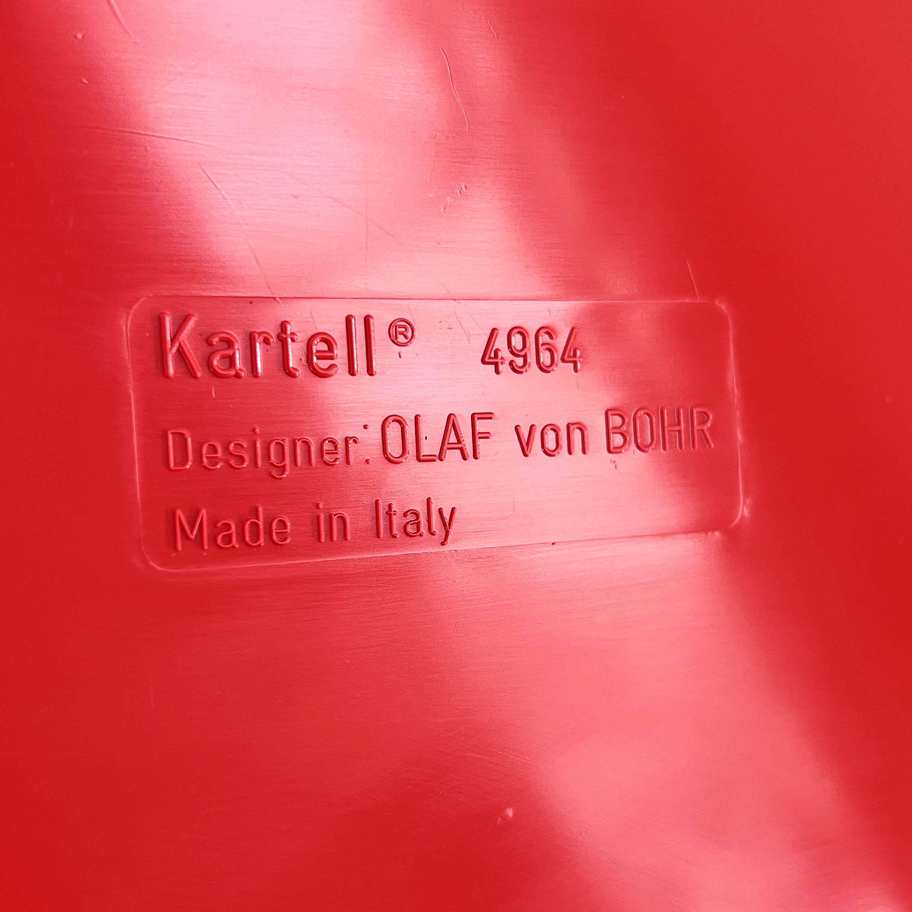Multicoloured cabinet model "4964" by Olaf Von Bohr for Kartell, 1970