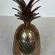 Pineapple ice bucket in brass and steel