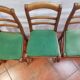 4 Louis-Philippe-style chairs in cherry