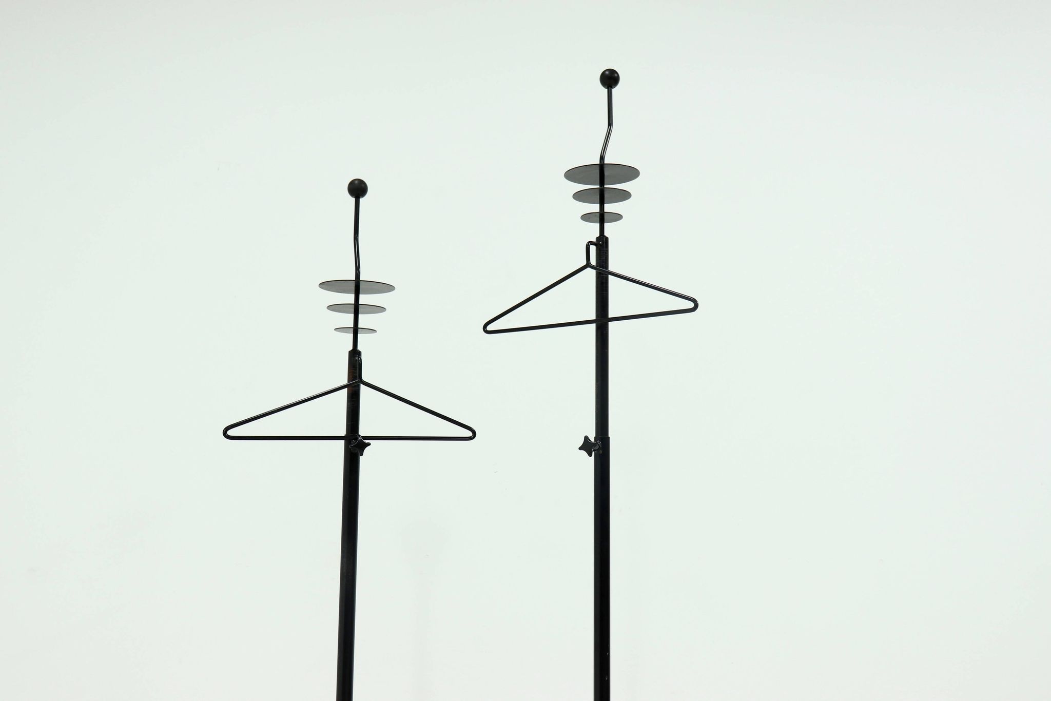 Pair of Height Adjustable Postmodern Dressboys, 1980s