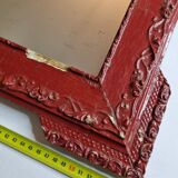 Louis XVI style mirror, repainted, vintage, 75 cm