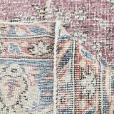 7x10 Faded Grey Beige Turkish Vintage Rug, 216x304Cm