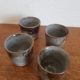 Set of 4 ceramic shells