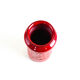 Red ceramic vase, German design, 1960s, made in West Germany