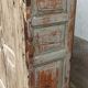 Old wooden wardrobe beige / pale yellow façade