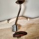 Old coat rack in metal and wood