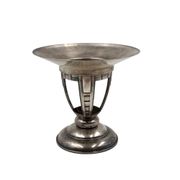 Art Deco silver-plated coup / vide poche, France 1940s