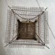Vintage gold metal cage