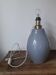 Murano glass lamp with ribbed pattern, 1970s