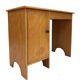 Art deco birch wood compact desk 1960