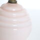 Clichy glass plafonnier ball on pedestal