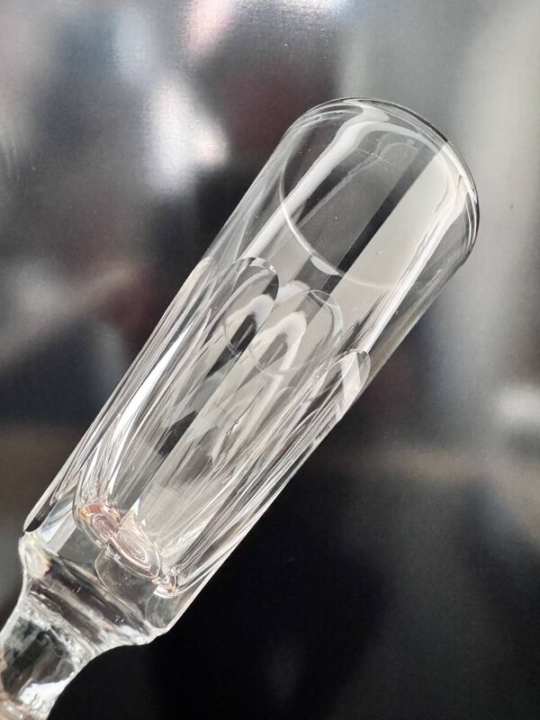 7 flûtes à champagne en cristal Baccarat