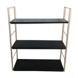 3 tray vintage metal String shelves