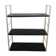 3 tray vintage metal String shelves