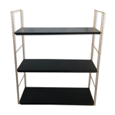 3 tray vintage metal String shelves