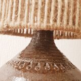 Ceramic lamp and rope