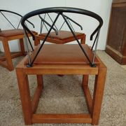 3 Post-Modern armchairs