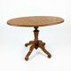 Oak guéridon table from the early 20th century.