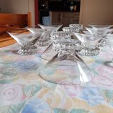 Saint Louis cups diamond model 1930 to 1940