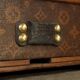 Louis Vuitton antique wardrobe in jacquard canvas 1910