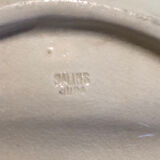 6 old Salins asparagus plates
