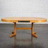 Light oak dining table