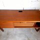 Vintage wooden storage row for office