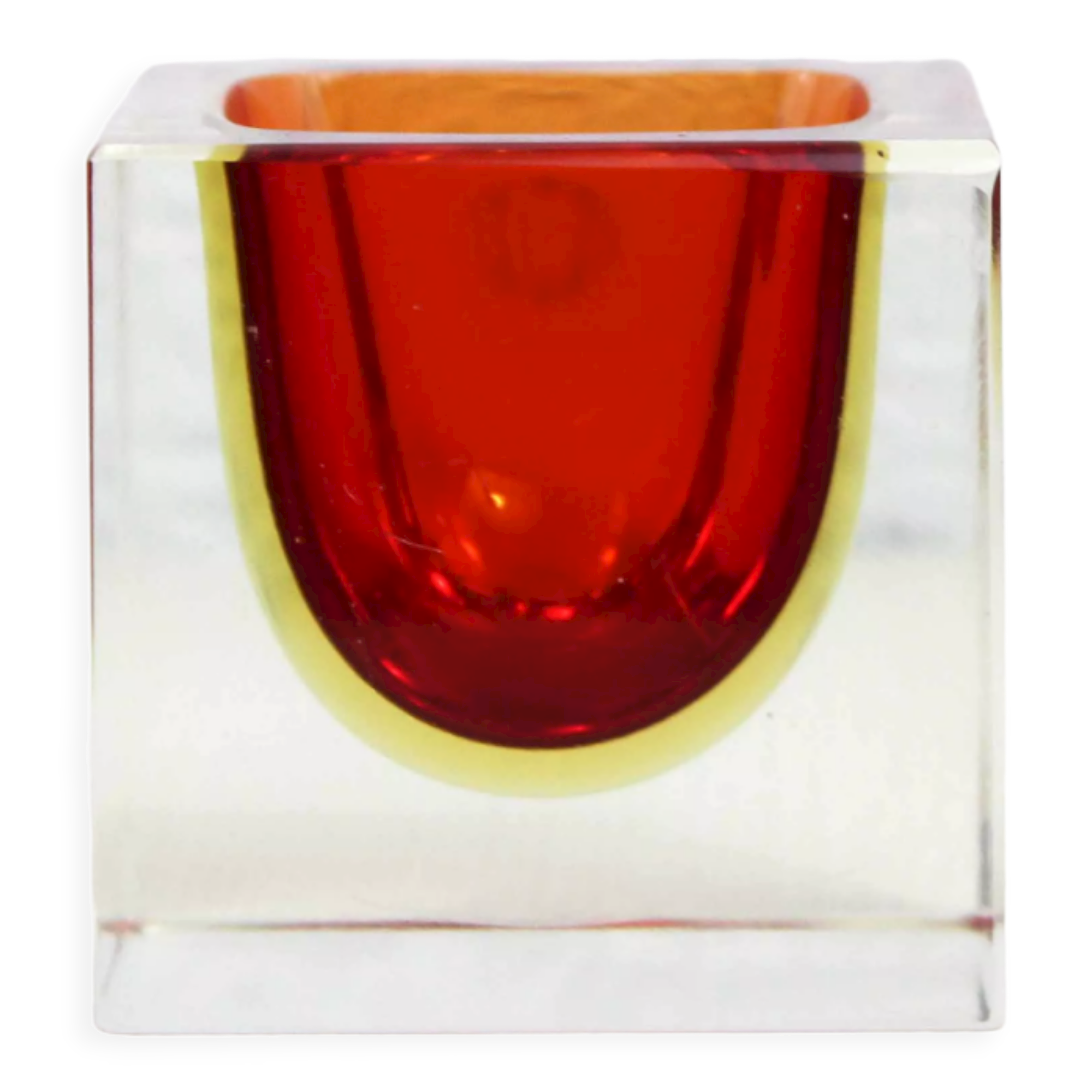 Empty pocket ashtray Murano Flavio Polished