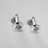 Pair of metal wall spot reflector lights