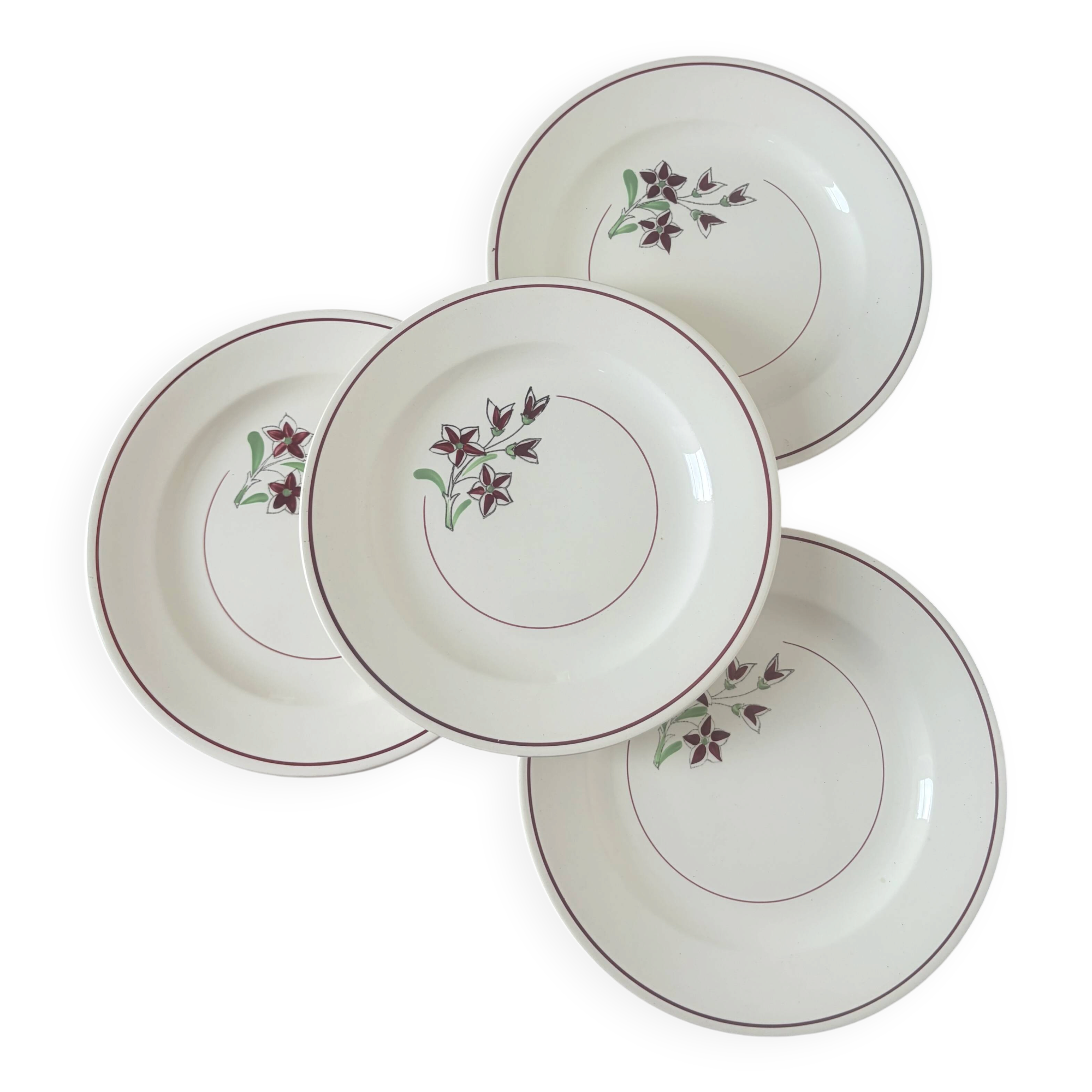 4 flat plates from Salins 210656