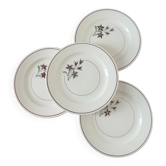 4 assiettes plates des Salins 210656