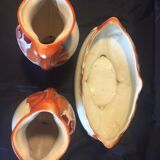 Lot vases and a garden dabbling 1900