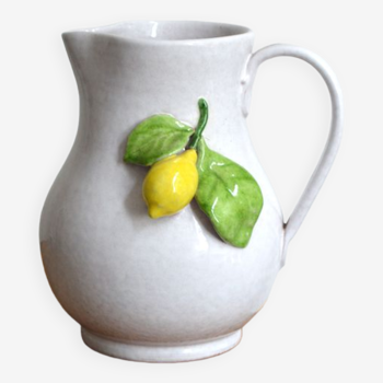 Carafe Citron en barbotine